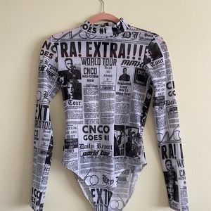 Newspaper Bodysuit